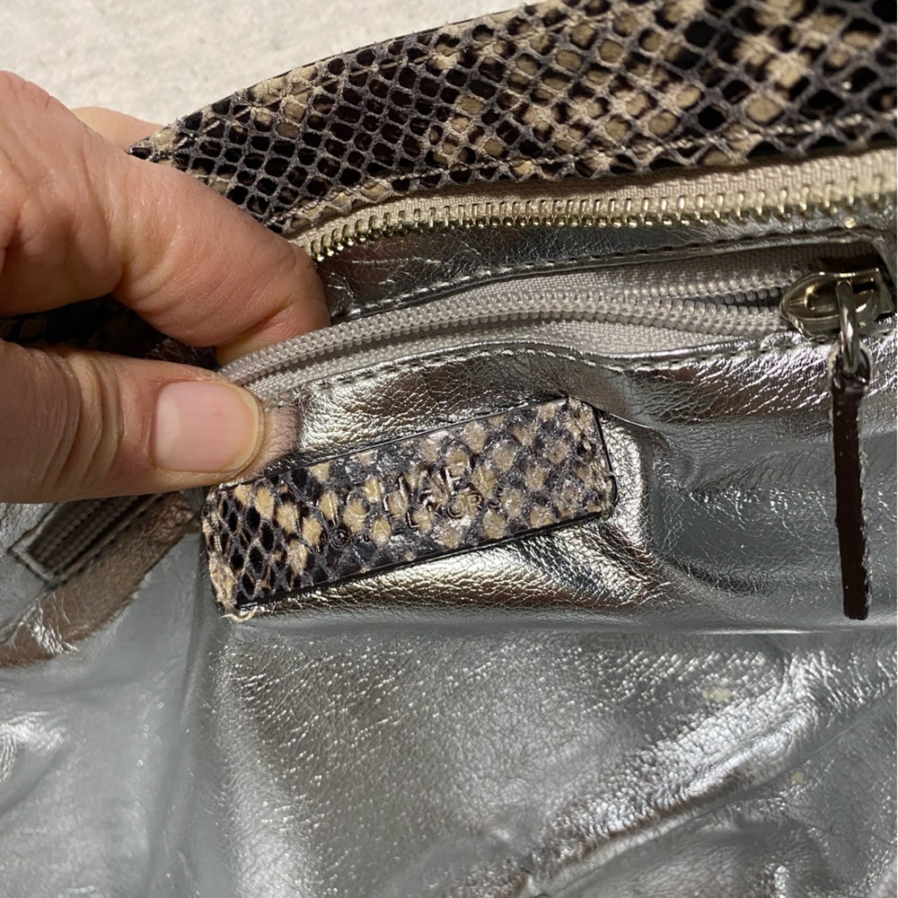 Michael Kors Python Clutch With Zipper Closure - image 7